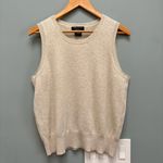 Lord & Taylor Cashmere Pullover Vest Beige Tan Size XL Photo 0
