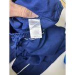 Hill House Coastal Wide Leg Cropped Linen Pants Navy  Home Women M Photo 4