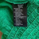 Forever 21 Vintage Y2K Emerald Green Embroidered Blouse Size Small Photo 5