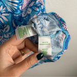 Lilly Pulitzer  Golda Blouse Top Amalfi Blue Sound The Sirens Shirt Size Large Photo 2