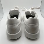 Stuart Weitzman EUC  Pro Sleek Leather Sneakers women’s size 11 white 1624 Photo 4