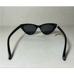 Anthropologie Studded Cat-Eye Sunglasses NWT Black Photo 2