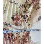 Penelope Rose Women's XL Flowy Top Pink Floral Ombre Cottagecore Blouse Babydoll Photo 7