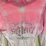 Seven7 Pink and Grey Sweatshirt Photo 5