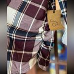 Eden & Olivia NWT  Size 1XL Maternity Plaid Blouse Photo 4