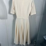 Gal Meets Glam  Women’s Ivory Fit and Flare Short Sleeve Dress Size 4 NWOT Photo 8