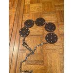 Leather flower chain belt Photo 2