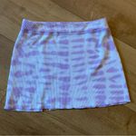 PacSun  small purple white tye dye Terry cloth mini skirt happy summer Photo 4