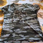Cloud Chaser  Green Camouflage Top Photo 0