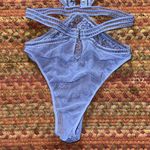 Victoria's Secret  BLUE SEXY STRAPPY SHEER LACE BODYSUIT ONE PIECE Photo 2