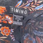 Timing ✨ Black Sheer Floral Tunic✨ Photo 2