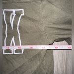 PINK - Victoria's Secret Victoria’s Secret PINK Collection Distressed Forest Green Long Sleeve Crop Top S Photo 6