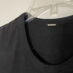 MONROW black short sleeve mini round neck cotton tshirt dress size small Photo 2