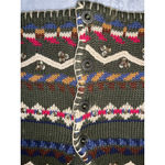 Hunt Club Women's  Green Multi-color Fair Isle Knit Vest 18W Photo 2
