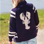 J.Crew Lobster Knit Long Sleeve Full Zip Cardigan Sweater Jacket Photo 11