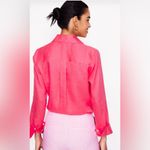 Boden Bright Pink Button Photo 3