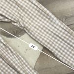 Urban Outfitters  tan white gingham pants Photo 4