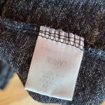 Harlow & Graham cozy soft gray charcoal hoodie hooded sweatshirt sweater marled Size L Photo 2