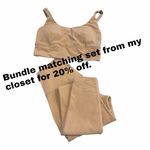 Lululemon  Align High Neck Bra C/D Cup Size 6 Warm Neutral Photo 3