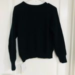 Commense Women's Cold Shoulder Cutout Sweater Knit Pullover Black Size Small NWT Photo 5
