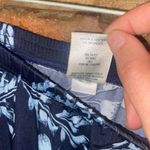 Blair  Navy Blue Floral Pull-On Midi Skirt Women's Size Large Photo 4