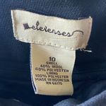 Elevenses Elevenes (Anthropologie) Wool blend wide leg bl. dress pt with brown/grey detail Photo 2