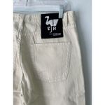 NWT Free People x Sandrine Rose Straight Leg Alps White Button Fly Jeans Sz 28 Photo 9