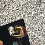 House of Harlow 1960 Reconstituted Red Agate Earrings Gold Photo 4