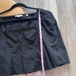 Vince  Black‎ Square neck puff sleeve blouse zipper back women’s size 4 Photo 4