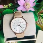 Michael Kors  Rose Gold Leather Strap Watch 38mm Quartz Water Resistant NWT Photo 1