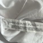 ZARA  White Denim Button Up Sleeveless Shirt, Size L New w/Tag Photo 7