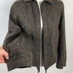 Yansi Fugel Reversible Wool/Silk Brown Jacket XS Photo 0