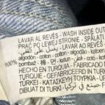 ZARA  Women's Blue Light Wash Paperbag Straight Leg High Rise Denim Jeans Size 0 Photo 4