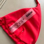 SheIn Hot Pink Bikini Tie Top Photo 1