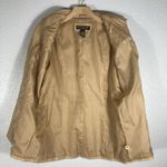 Dialogue Vintage Y2K Beige Tan Women’s Blazer Jacket Classic Leather M Charlies Angels Photo 9