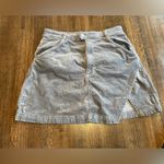 Pilcro  Gray Corduroy Mini Skirt - size 10 Photo 4