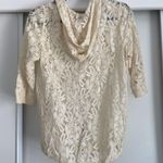 Urban Outfitters Lace Zip Up Sweatshirt Photo 1