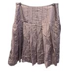 ISDA & Co Skirt Pleated knee length Skirt Size 8 Gray Photo 6