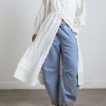Revolve Anthropologie Damson Madder White Cotton Junia Midi Dress in Embroidered Photo 10