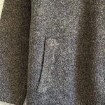 Line The Label Snap Front Mid Length Knit Coat Size Small Pockets Black Photo 1