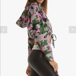 Koral NWOT Womens Clover Energy Cropped Long Sleeve Hoodie Bandana Troop sz XS Photo 76