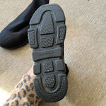 Italian made lug sole sock style chunky slip on shoe size Italian 30 or US 8 Black Photo 2