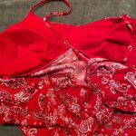 #139 NO BOUNDARIES Bandana Tank Top Red Size 2X Photo 6