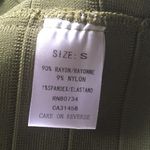 Bandage Back Zipper Skirt Green Photo 8