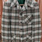 Plaid Blazer Shacket Multiple Size M Photo 0