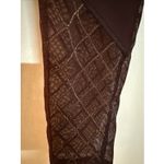 Victoria's Secret ‎ M Victoria Sport Metallic Mesh Knockout Tight Leggings Maroon Photo 2