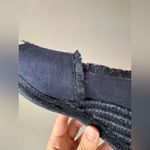 Ralph Lauren Lauren by Women’s Navy Peep Toe Linen Espadrilles Wedges Size 9 Photo 5