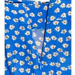 ZARA  Light Blue Daisy Floral Print Mini Skirt Shorts Skort ~ Women's Size MEDIUM Photo 4