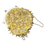 American Vintage 60s Gold Sequin Clutch Photo 3