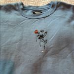 Never Made Baby Blue Crewneck Sweatshirt Size S Photo 3